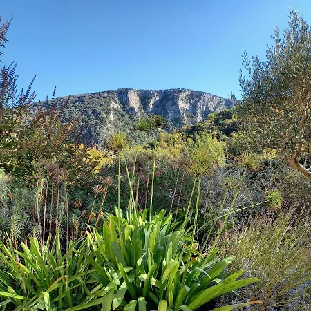 En Cevennes Du Sud, Bergerie Restauree Au Rez De Jardin D'une Bastide Avec Piscine, Vue Exceptionnelle, Authenticite Et Confort