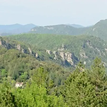 En Cevennes Du Sud, Bergerie Restauree Au Rez De Jardin D'une Bastide Avec Piscine, Vue Exceptionnelle, Authenticite Et Confort 別荘 *