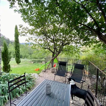 En Cevennes Du Sud, Bergerie Restauree Au Rez De Jardin D'une Bastide Avec Piscine, Vue Exceptionnelle, Authenticite Et Confort