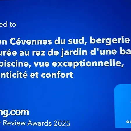 En Cevennes Du Sud, Bergerie Restauree Au Rez De Jardin D'une Bastide Avec Piscine, Vue Exceptionnelle, Authenticite Et Confort * Saint-Laurent-le-Minier